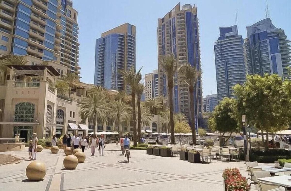 Luxury Apartments In Dubai Marina Экстерьер фото